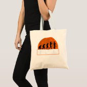 Clarinet Player, Funny Human Evolution Gift3 Tote Bag (Voorkant (product))
