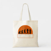 Clarinet Player, Funny Human Evolution Gift3 Tote Bag (Achterkant)