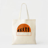 Clarinet Player, Funny Human Evolution Gift3 Tote Bag (Voorkant)