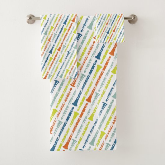 Clarinet Player Gift Music Marching Band Geek Bad Handdoek (Insitu)