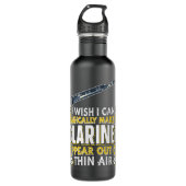 Clarinet Player - Magical Magic Woodwind Instrumen Waterfles (Voorkant)