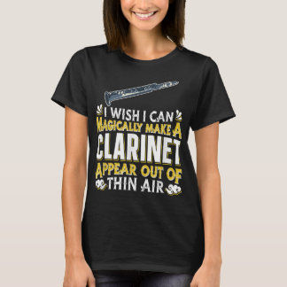 Clarinet Player - Magische Woodwind Instrumen T-shirt