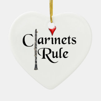 Clarinet player musician Ornament ANY COLOR