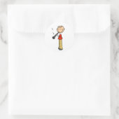 Clarinet Player Stickers Sticker (Tas)