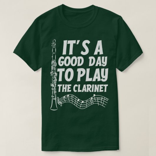 Clarinet Player T-shirt (Design voorkant)