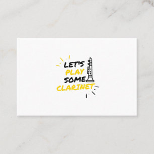 Clarinet players visitekaartje