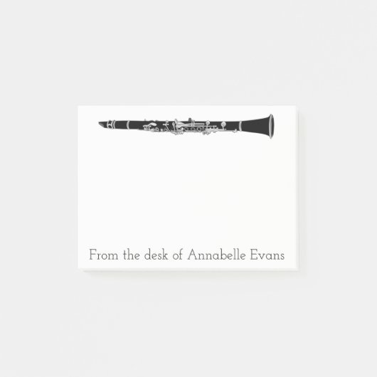 Clarinet Post-it® Notes (Voorkant)
