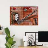 CLARINET POSTER (Thuiskantoor)
