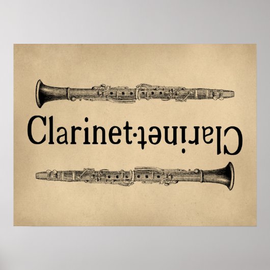 Clarinet poster (Voorkant)
