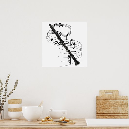 Clarinet Poster (Keuken)