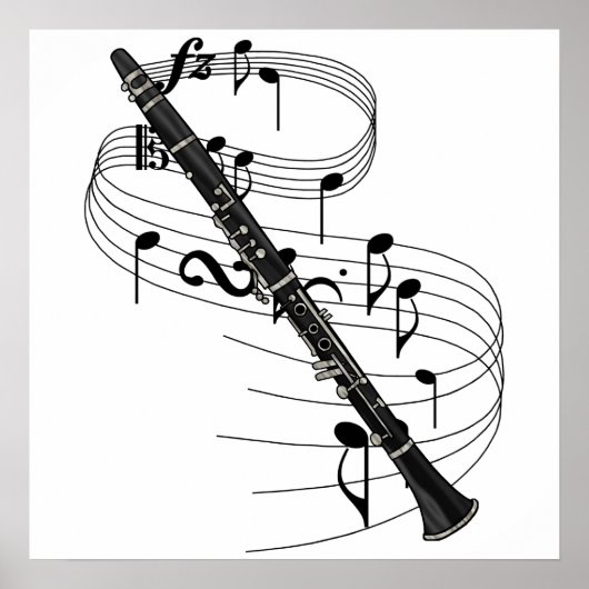 Clarinet Poster (Voorkant)