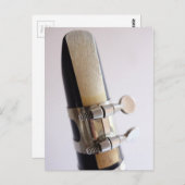 Clarinet Reed Briefkaart (Voorkant / Achterkant)