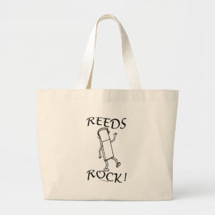 Clarinet Reeds Rock Grote Tote Bag