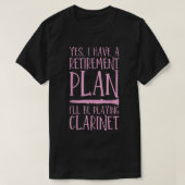 Clarinet Retirement Clarinet Player Gift3 T-shirt (Design voorkant)