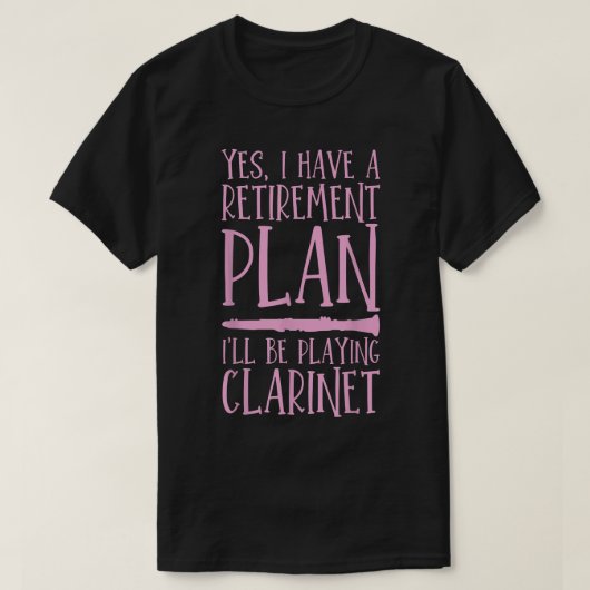 Clarinet Retirement Clarinet Player Gift3 T-shirt (Design voorkant)
