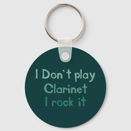 Clarinet Rock It Sleutelhanger (Voorkant)