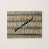 Clarinet ~ Rollend vel Music Background ~ Muziek Legpuzzel (Horizontaal)