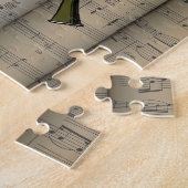 Clarinet ~ Rollend vel Music Background ~ Muziek Legpuzzel (Zijkant)