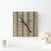 Clarinet ~ Rollend vel Music Background ~ Muziek Vierkante Klok (Huis)