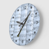 Clarinet~Rolling Sheet Music~Blue Tint Background~ Grote Klok (Hoek)