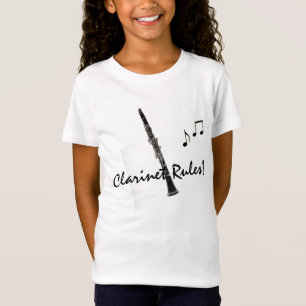 Clarinet Rules Muzieknoten T-shirt