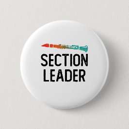 Clarinet Section Leader Marching Band Ronde Button 5,7 Cm