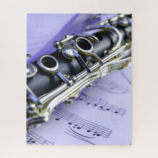 Clarinet Sheet Music Band Orchestra Legpuzzel (Verticaal)