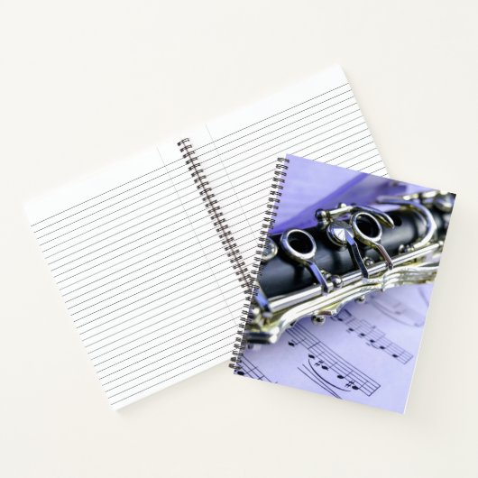 Clarinet Sheet Music Band Orchestra Notitieboek (Binnen)