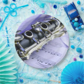 Clarinet Sheet Music Band Orchestra Papieren Bordje (Feest)