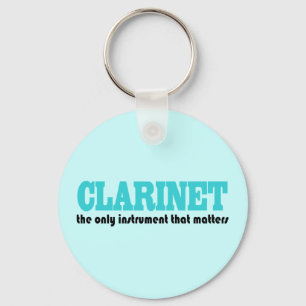 Clarinet Slogan Music Gift Sleutelhanger