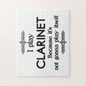Clarinet - Speel zelf Funny Deco Music Legpuzzel (Verticaal)