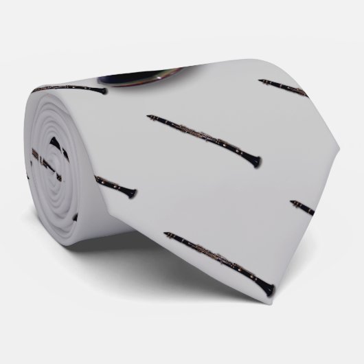 Clarinet Stropdas voor ClarinetCentral.com (Opgerold)