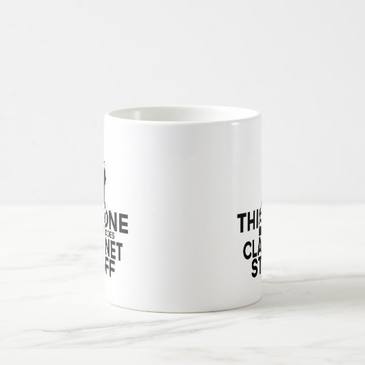 Clarinet Stuff - Funny Clarinet Music Koffiemok (Center)