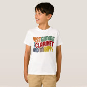 Clarinet T-shirt (Voorkant volledig)