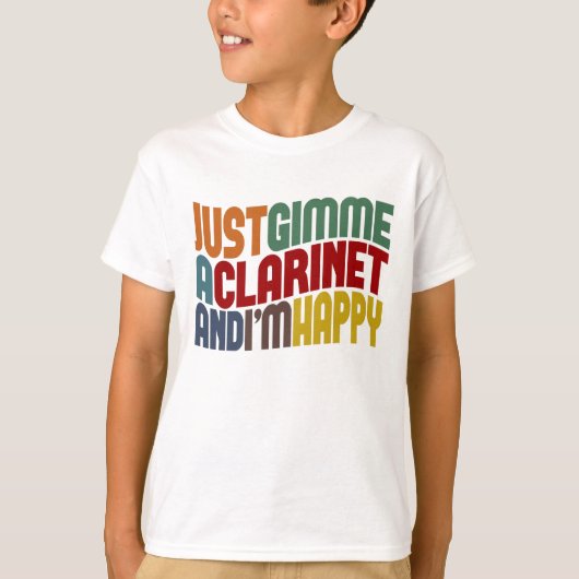 Clarinet T-shirt (Voorkant)