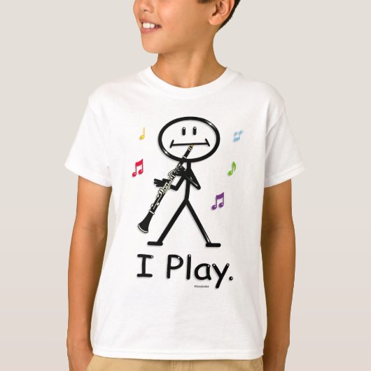 Clarinet T-shirt (Voorkant)
