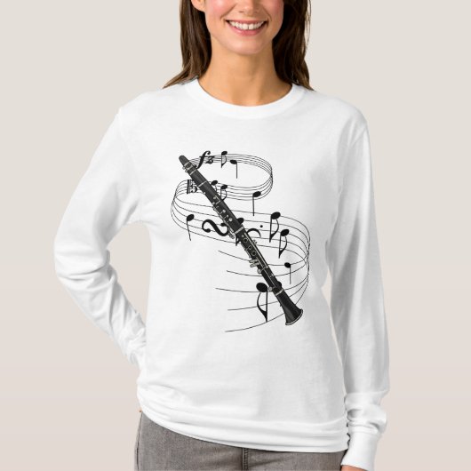 Clarinet T-shirt (Voorkant)
