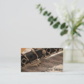 Clarinet Teacher freelance Music-leraar Visitekaartje (Staand voorkant)