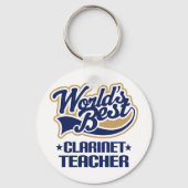 Clarinet Teacher Gift Sleutelhanger (Voorkant)