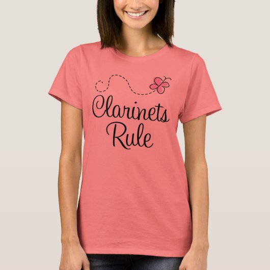  Clarinet Tee Shirt (Voorkant)