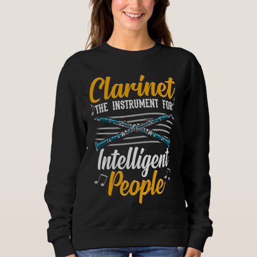 Clarinet the instrument for intelligent people Cla Trui (Voorkant)
