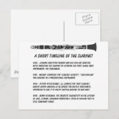 Clarinet-tijdlijn Briefkaart (Voorkant / Achterkant)