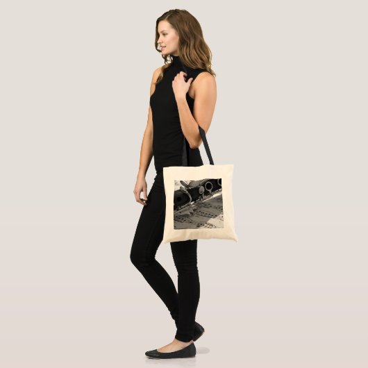Clarinet Tote Bag (Voorkant (model))