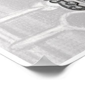 Clarinet Upper Joint in Charcoal Music Art Print (Hoek)