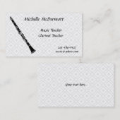 Clarinet Visitekaartje (Voorkant / Achterkant)