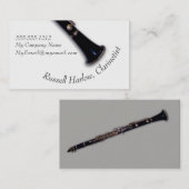 Clarinet Visitekaartje (Voorkant / Achterkant)