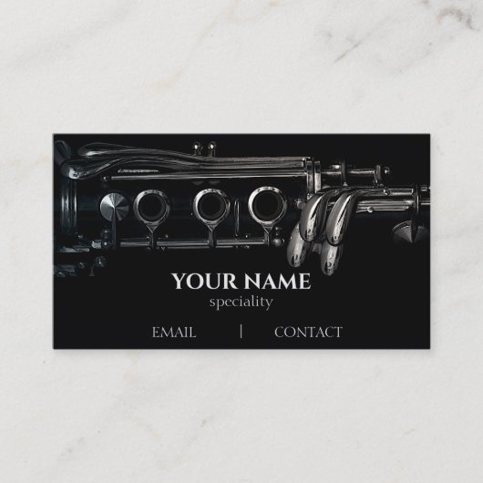 Clarinet Visitekaartje (Voorkant)