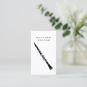 Clarinet Visitekaartje (Staand voorkant)