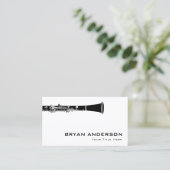 Clarinet Visitekaartje (Staand voorkant)