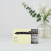 Clarinet Visitekaartje voor ClarinetCentral.com (Staand voorkant)